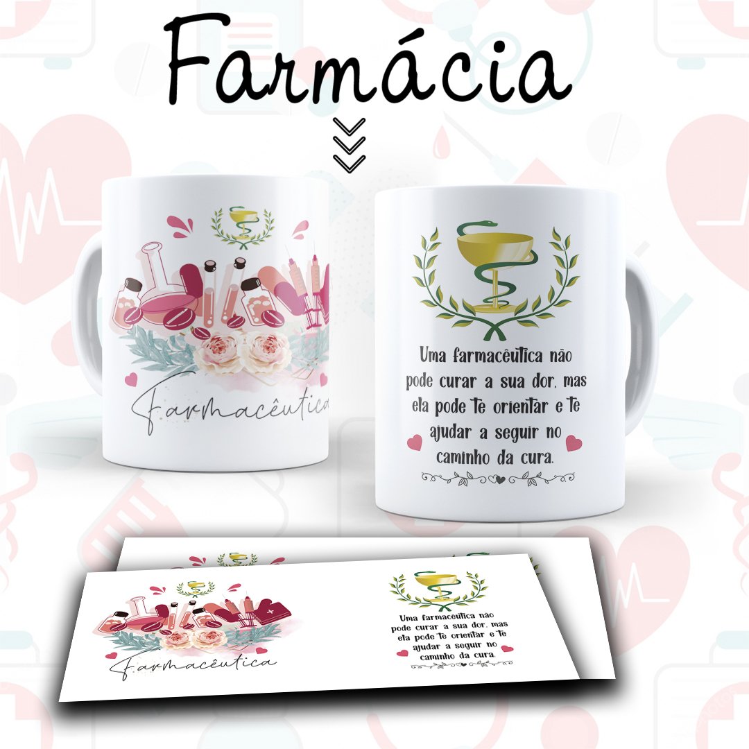 caneca farmacêutica