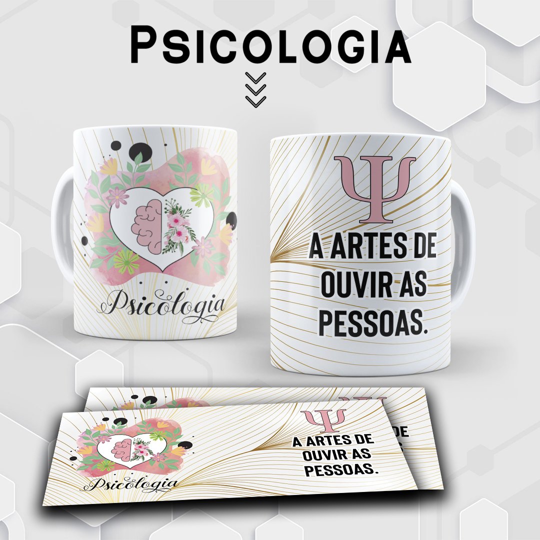 caneca Psicologia