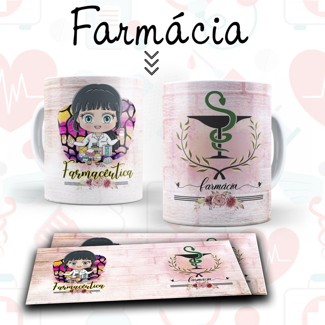 caneca farmacêutica