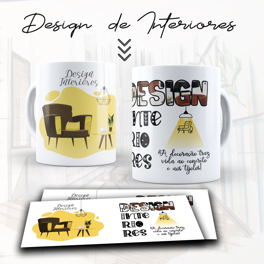 Caneca Design De Interiores