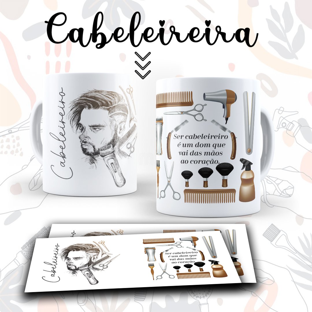 caneca cabeleireira