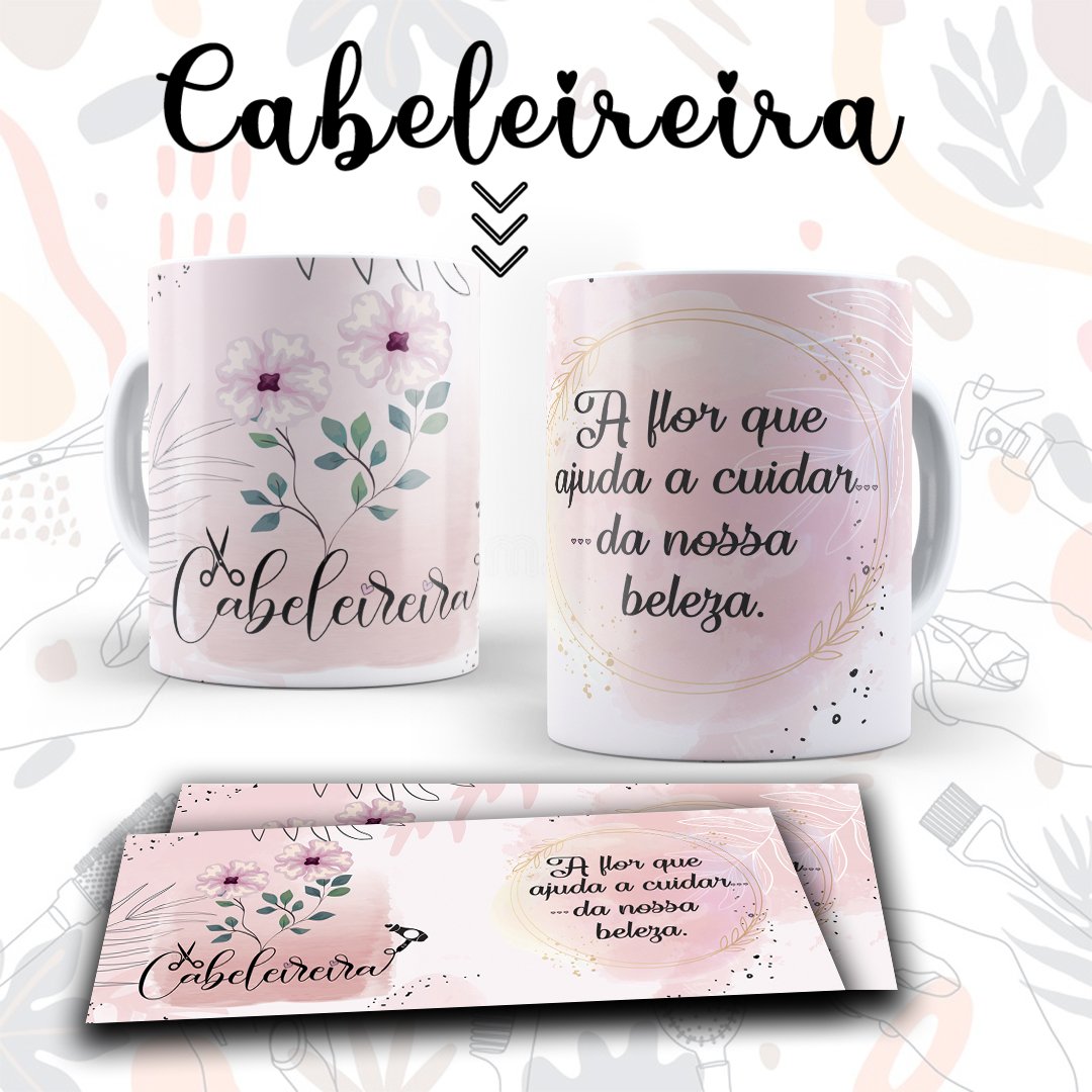 caneca cabeleireira